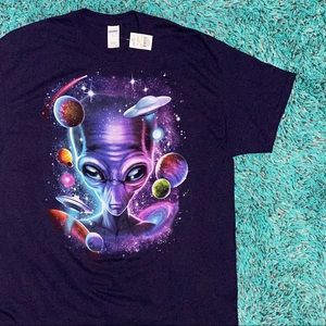 Galaxy / Alien Adult Unisex T-Shirt